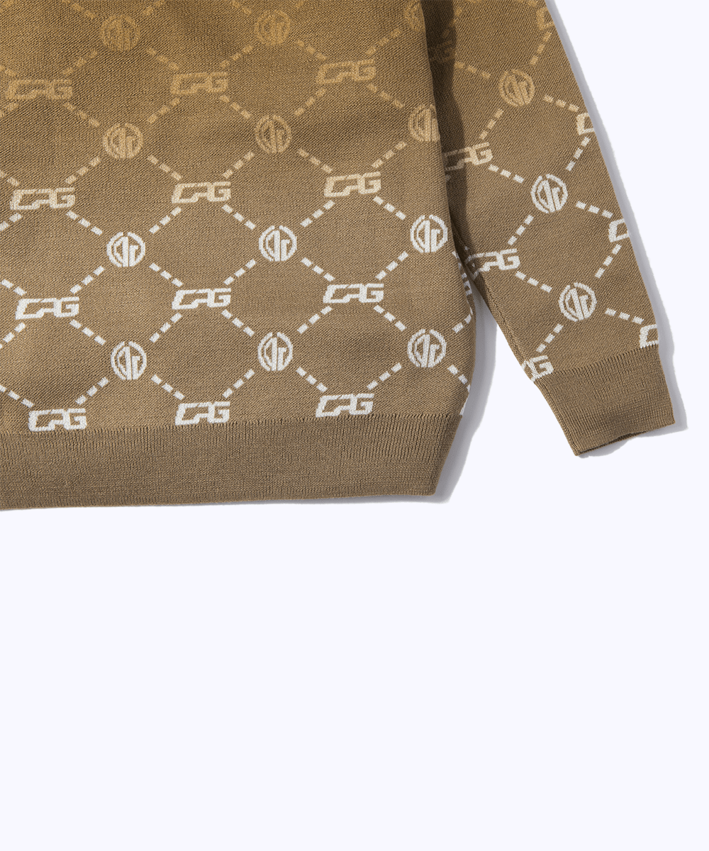 【Sample】グラデションロゴセーター | MEN