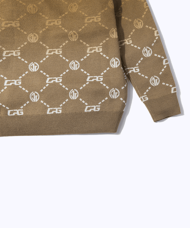 【Sample】グラデションロゴセーター | MEN