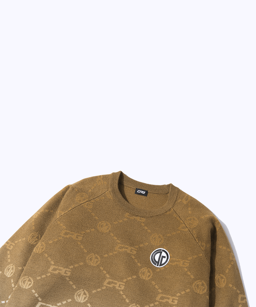 【Sample】グラデションロゴセーター | MEN