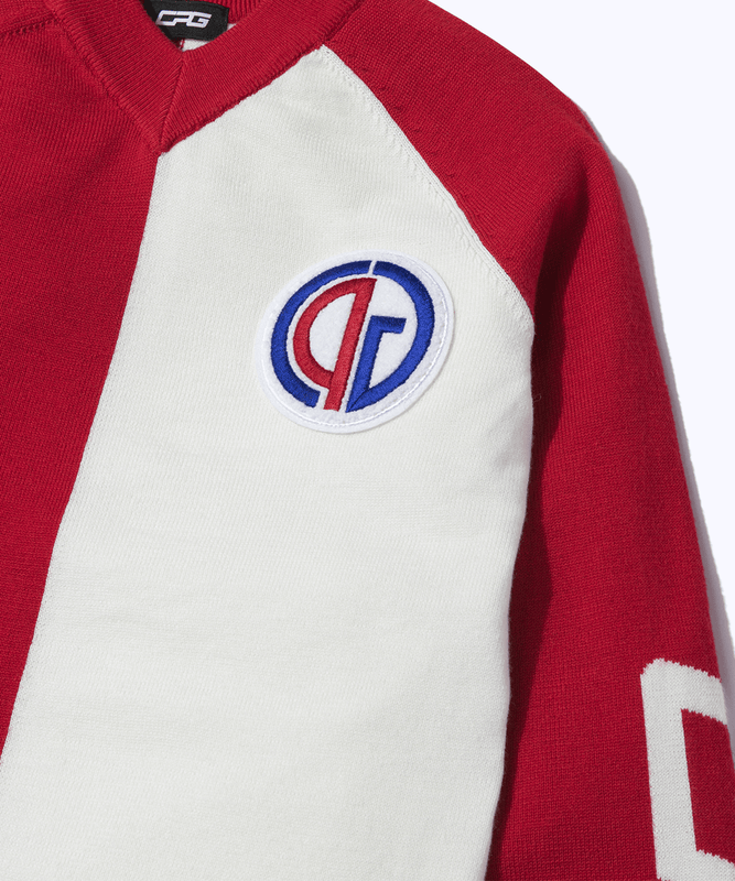 【Sample】Vネックニットプルオーバー