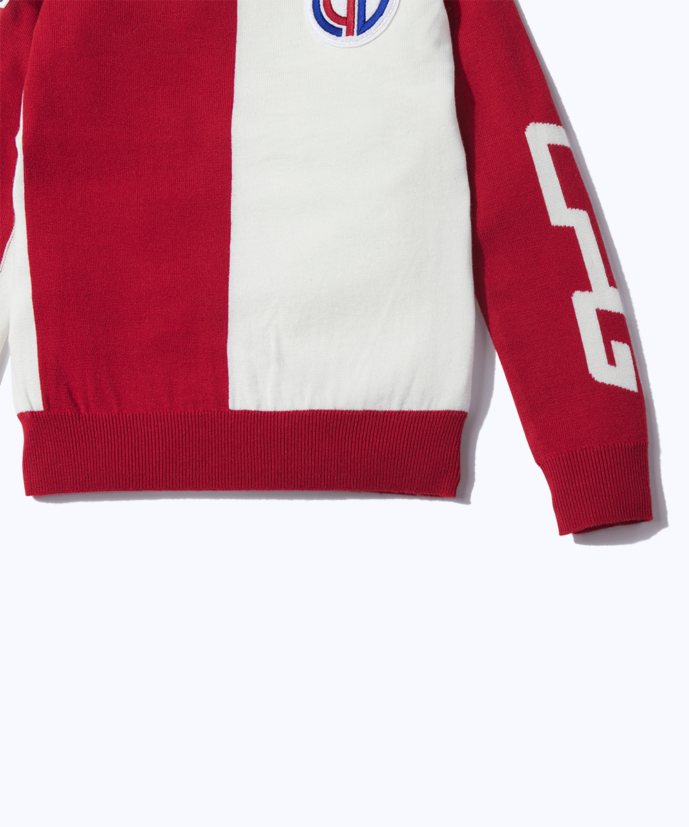 【Sample】Vネックニットプルオーバー