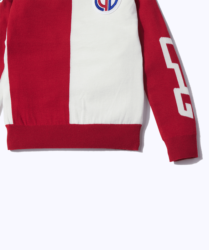 【Sample】Vネックニットプルオーバー