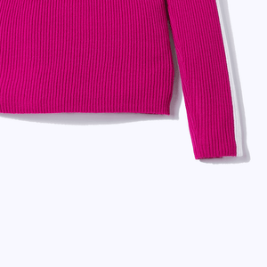 【Sample】バイカラーハイネックニット