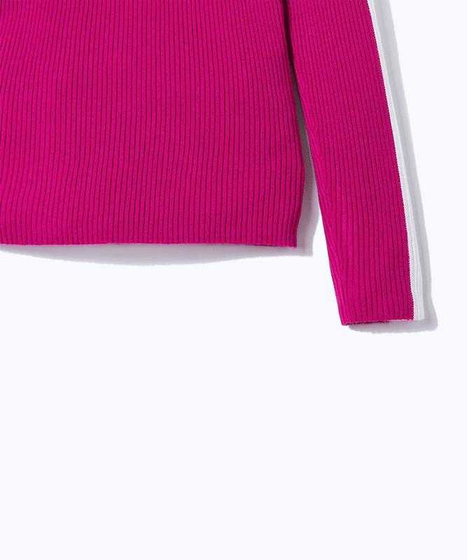 Bicolor high neck knit（バイカラーハイネックニット）