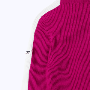 【Sample】バイカラーハイネックニット