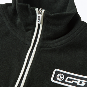 ハイネックバイカラーモックネック