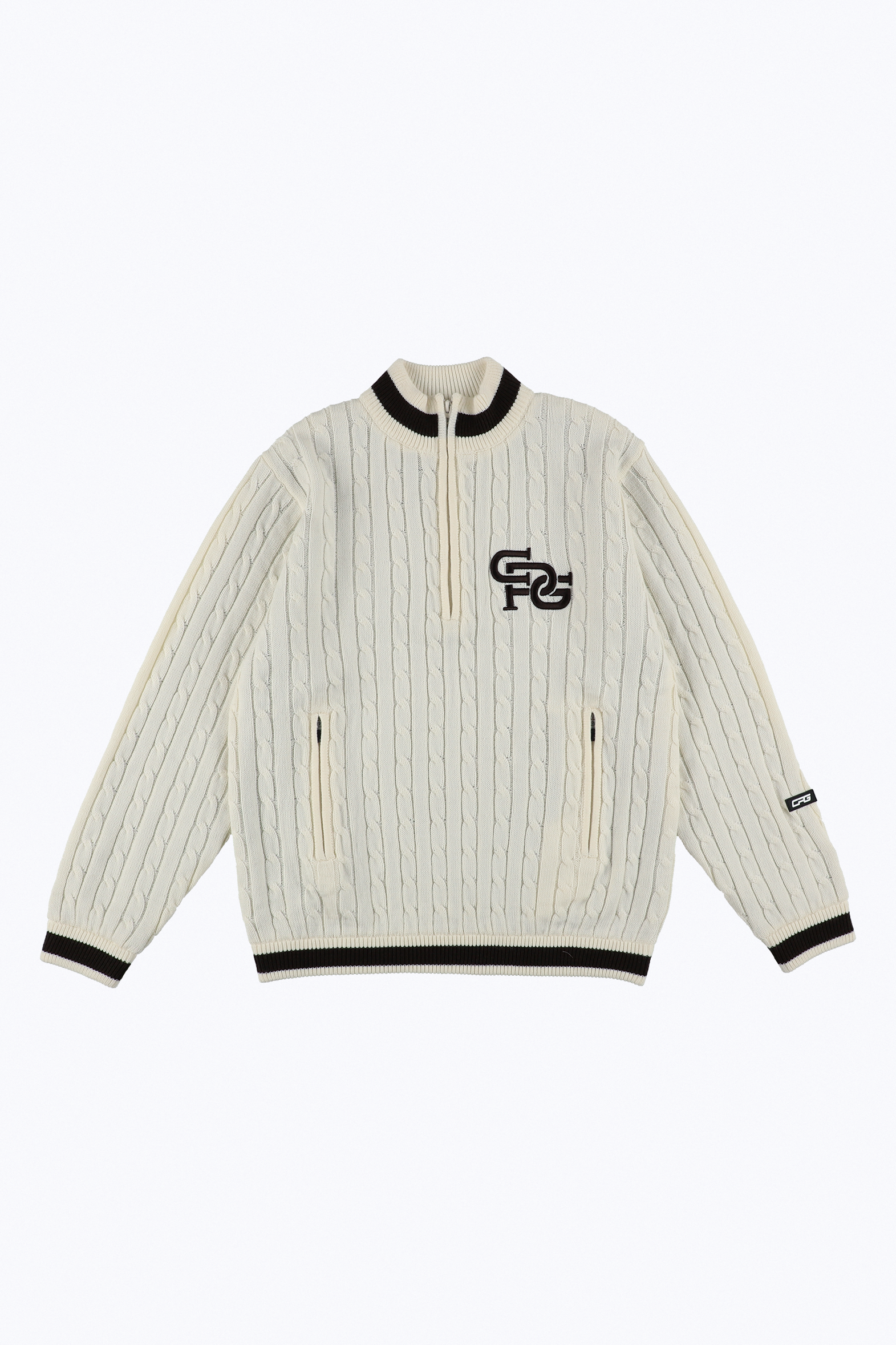 【Sample】ハーフジップニットブルゾン | MEN