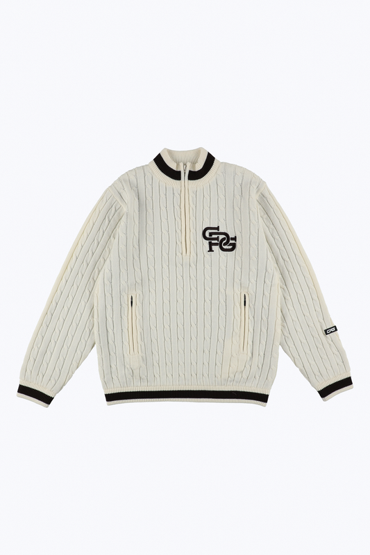 【Sample】ハーフジップニットブルゾン | MEN