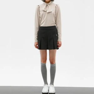 袖タックボウタイシャツ -sample-