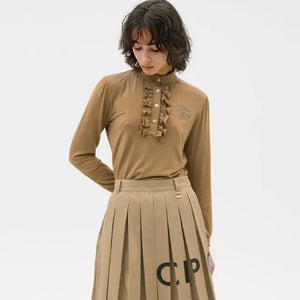 【Sample】前立てフリルシャツLS