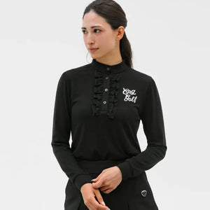 【Sample】前立てフリルシャツLS