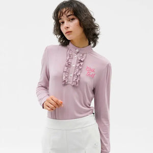 【Sample】前立てフリルシャツLS