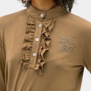 【Sample】前立てフリルシャツLS