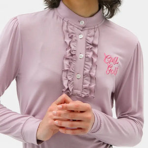 【Sample】前立てフリルシャツLS