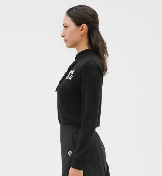 【Sample】前立てフリルシャツLS