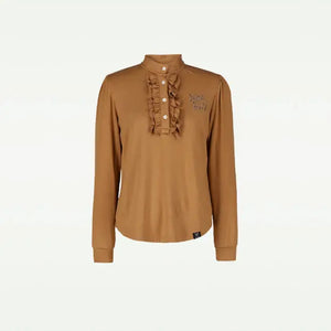 【Sample】前立てフリルシャツLS