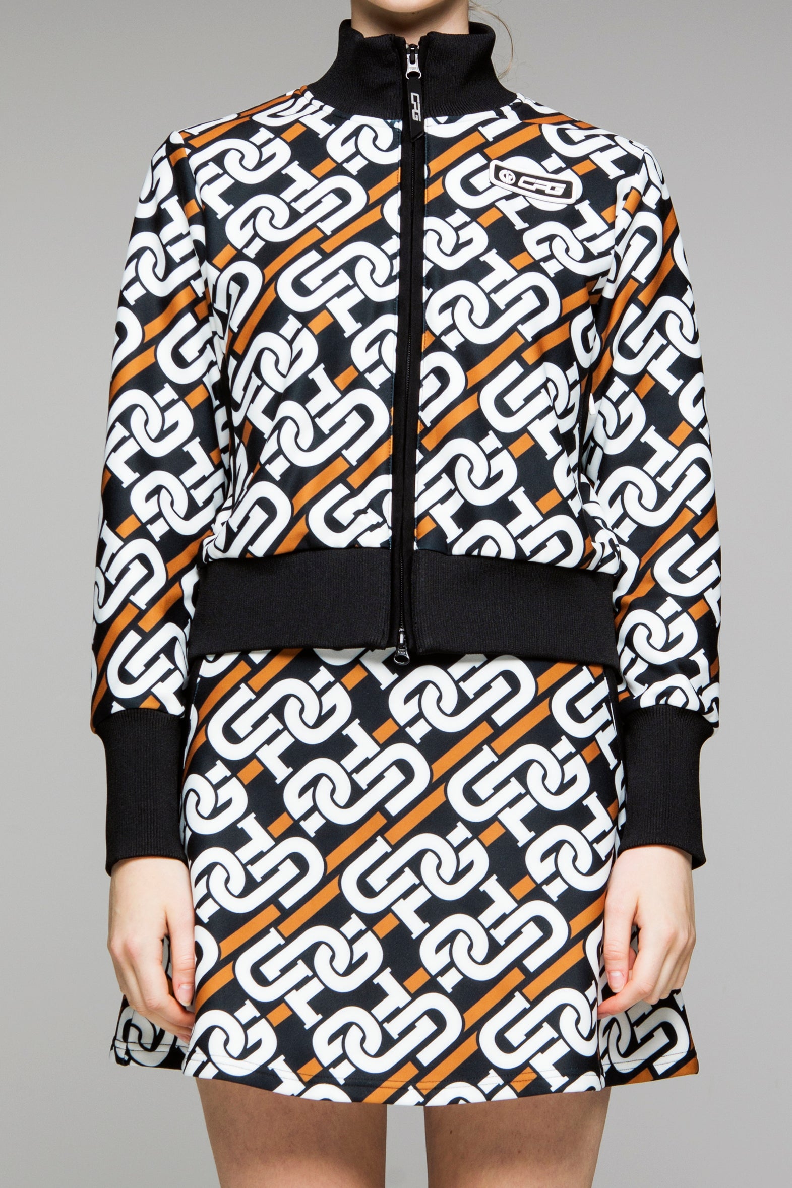 chain logo graphical blouson（チェーンロゴグラフィカルブルゾン）