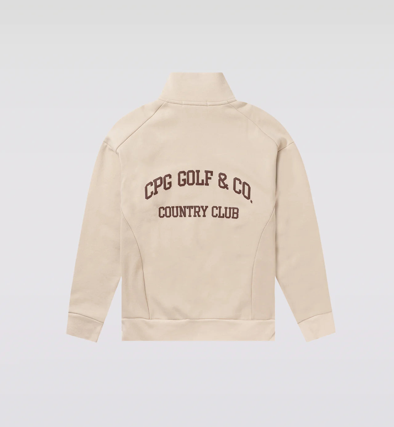 【Sample】HALF ZIP COLLEGE LOGO LS