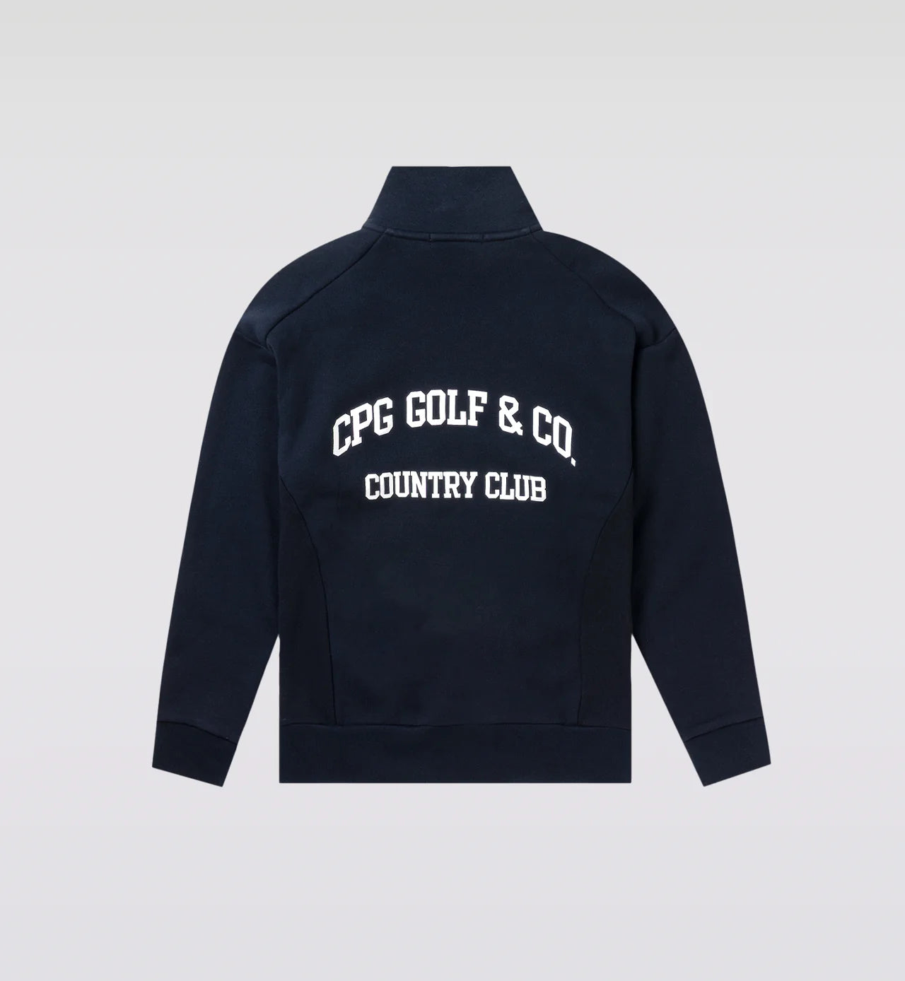 【Sample】HALF ZIP COLLEGE LOGO LS