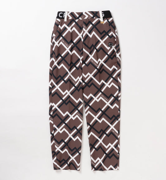 ジオメトリックプリントパンツ-SAMPLE-