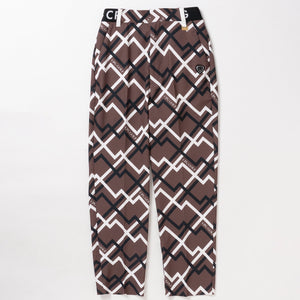 ジオメトリックプリントパンツ-SAMPLE-