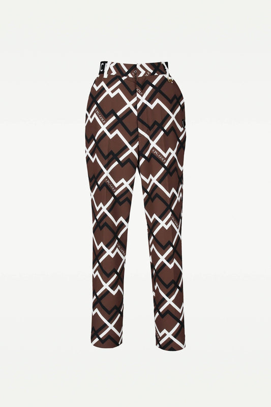 ジオメトリックプリントパンツ CPGゴルフ 短パン レディース ゴルフウェア