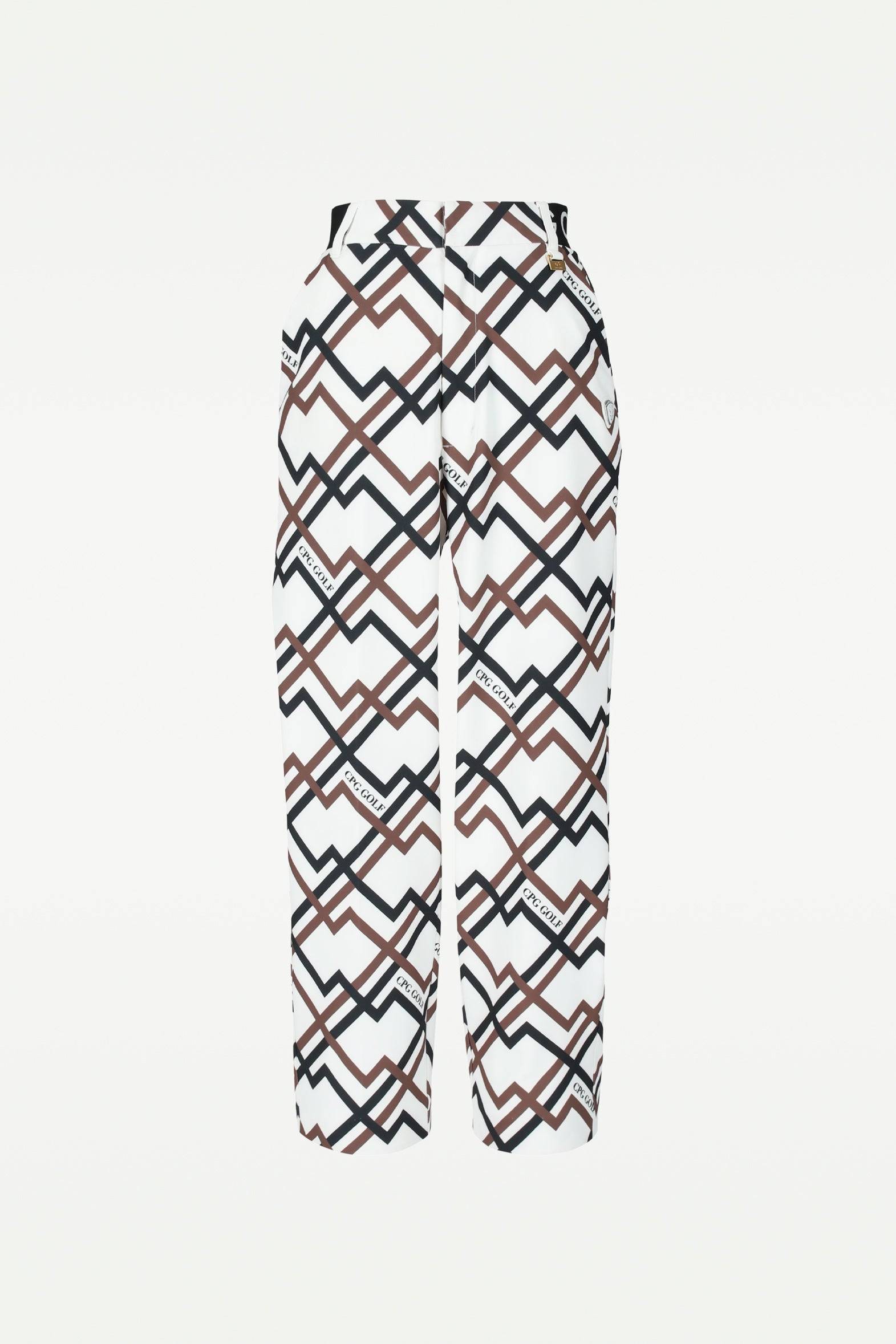 【Sample】ジオメトリックプリントパンツ