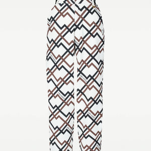 ジオメトリックプリントパンツ CPGゴルフ 短パン レディース ゴルフウェア