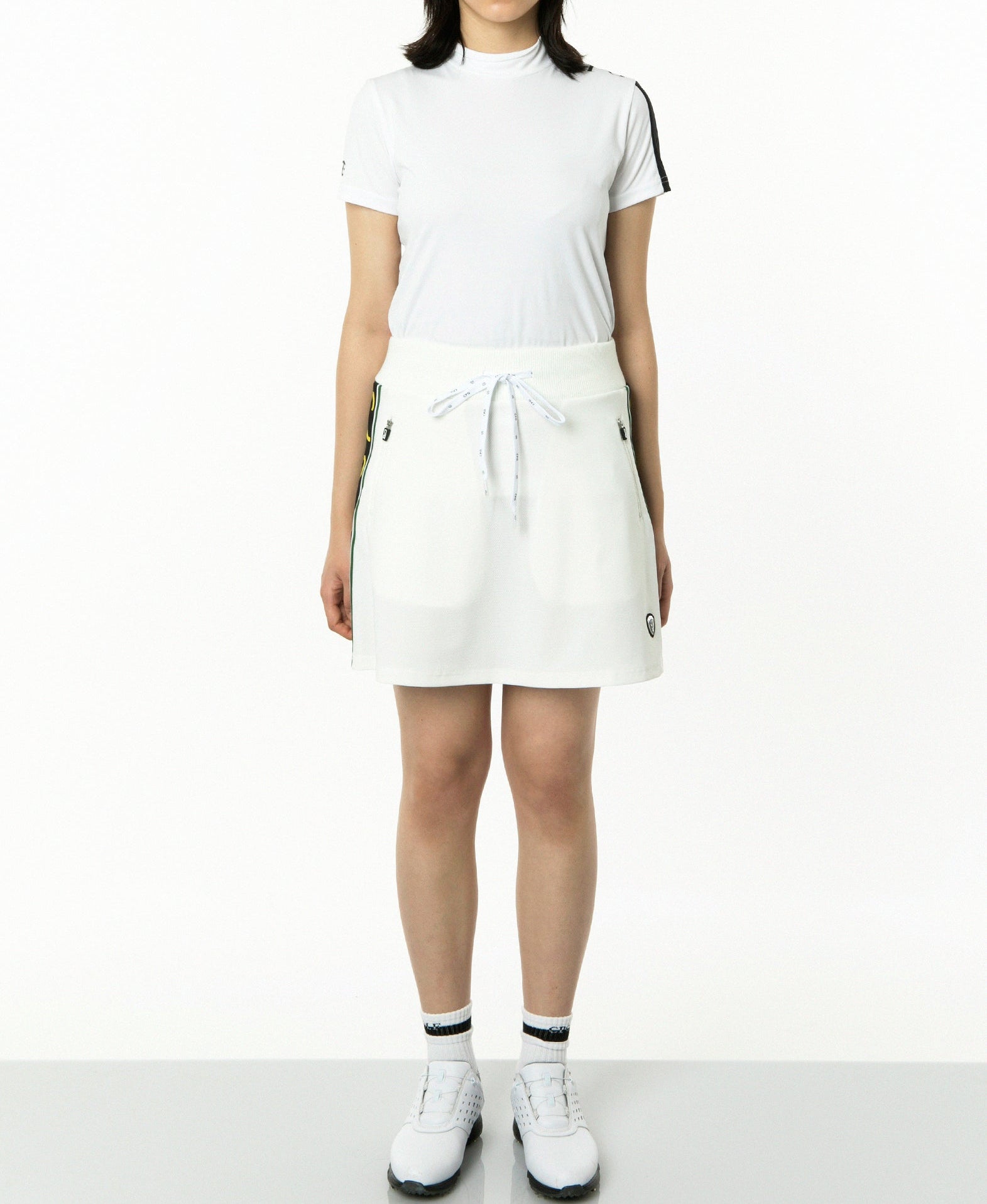 Hi-Streetストレッチメッシュミニフレアスカート -sample-