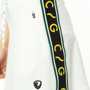 ジオメトリックプリントショートパンツ（BK/WH）