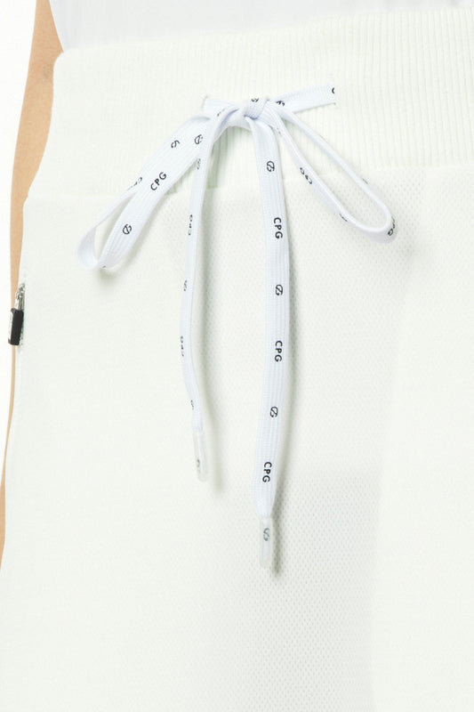 ジオメトリックプリントショートパンツ（BK/WH）