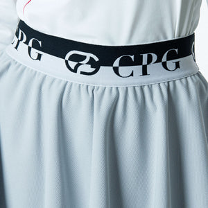 フレアメッシュレイヤードスコート