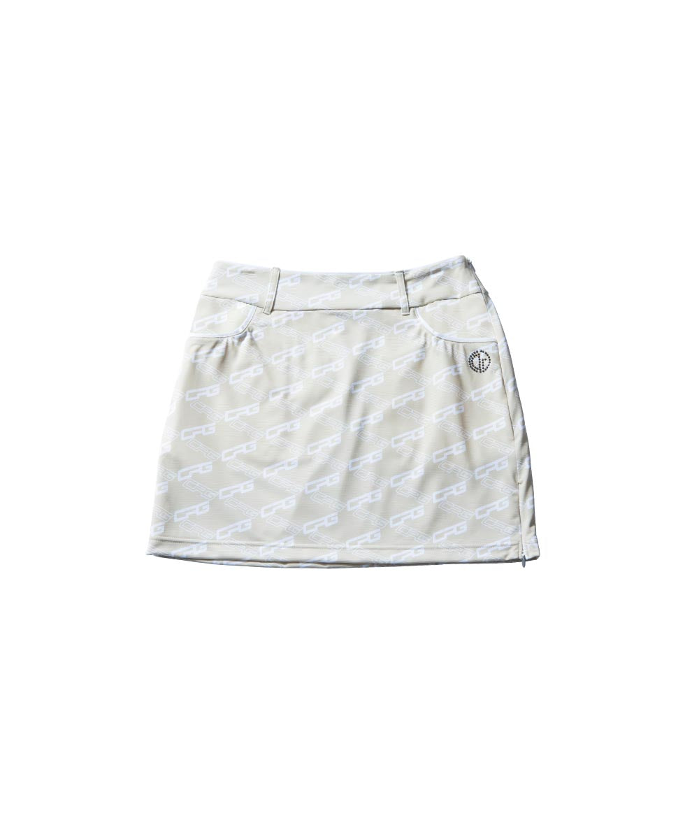 【Sample】バイアスロゴプリントスカート　WOMEN