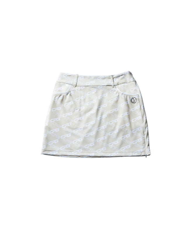 【Sample】バイアスロゴプリントスカート　WOMEN