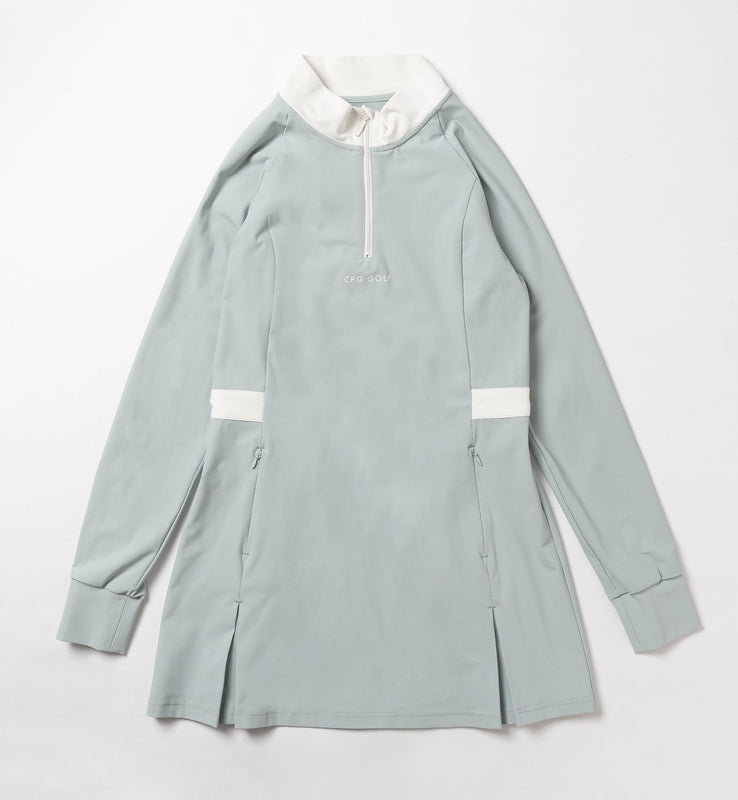 【new arrival】HALF ZIP ONE PIECE LS-SAMPLE-