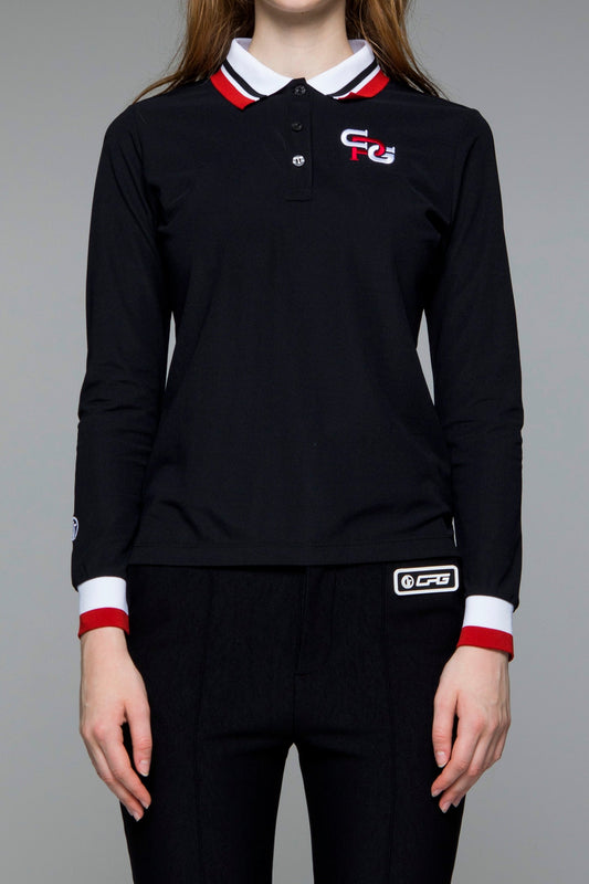 【9월 9일 이후 출하】 Basic long polo shirt(베이직 롱 폴로 셔츠)