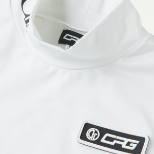 【9월 9일 이후 출하】 high neck logo mock neck(하이넥 로고 모크 넥)