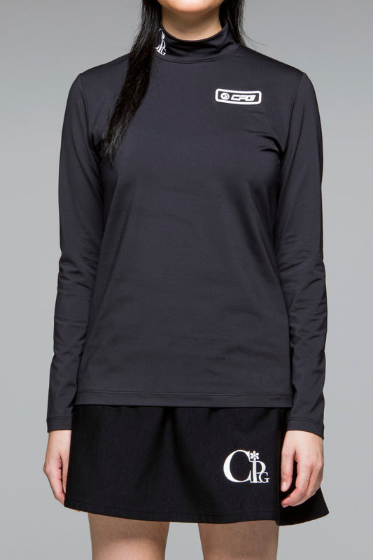 high neck logo mock neck（ハイネックロゴモックネック）