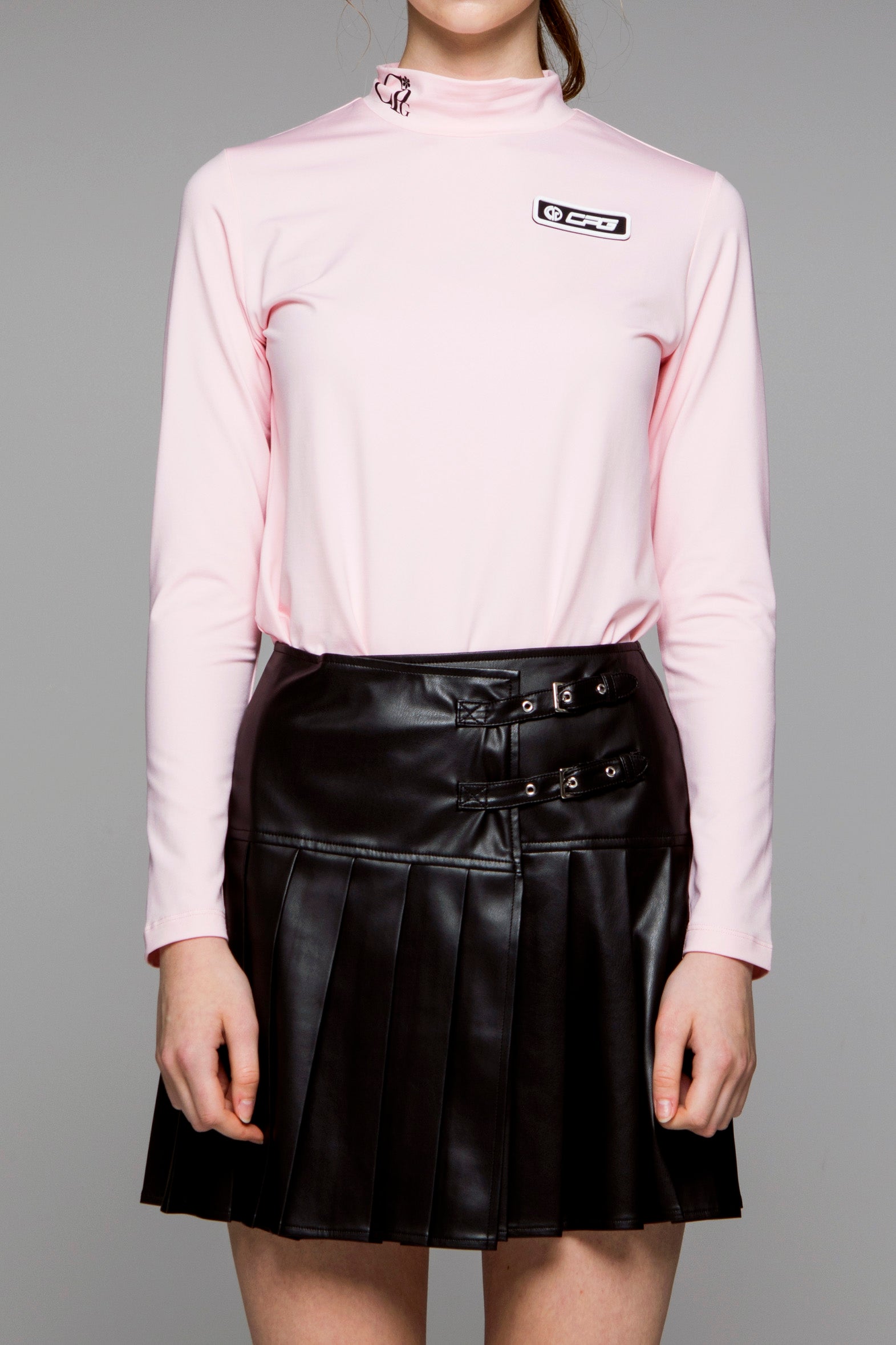 【Sample】ハイネックロゴモックネック