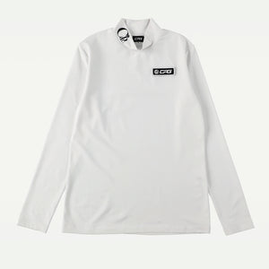 【9월 9일 이후 출하】 high neck logo mock neck(하이넥 로고 모크 넥)