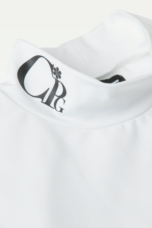 【9월 9일 이후 출하】 high neck logo mock neck(하이넥 로고 모크 넥)