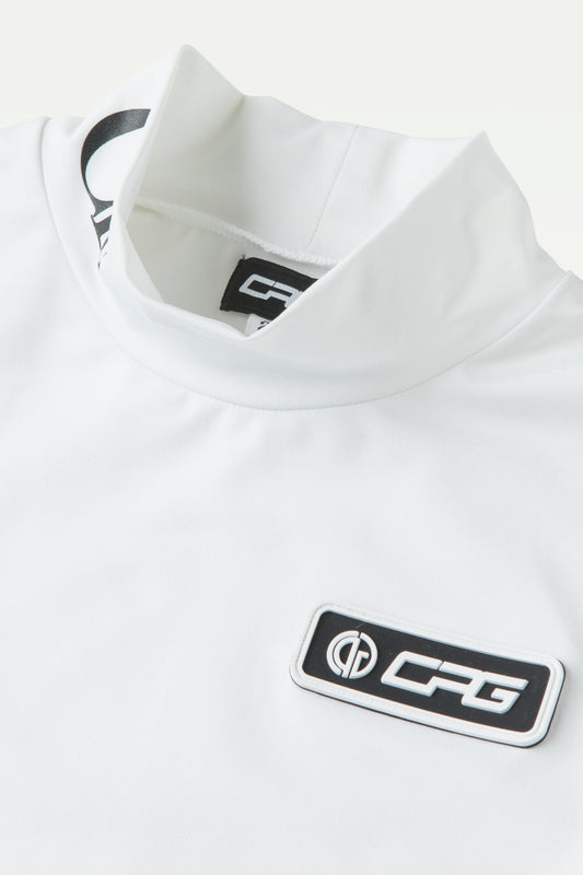 【9월 9일 이후 출하】 high neck logo mock neck(하이넥 로고 모크 넥)