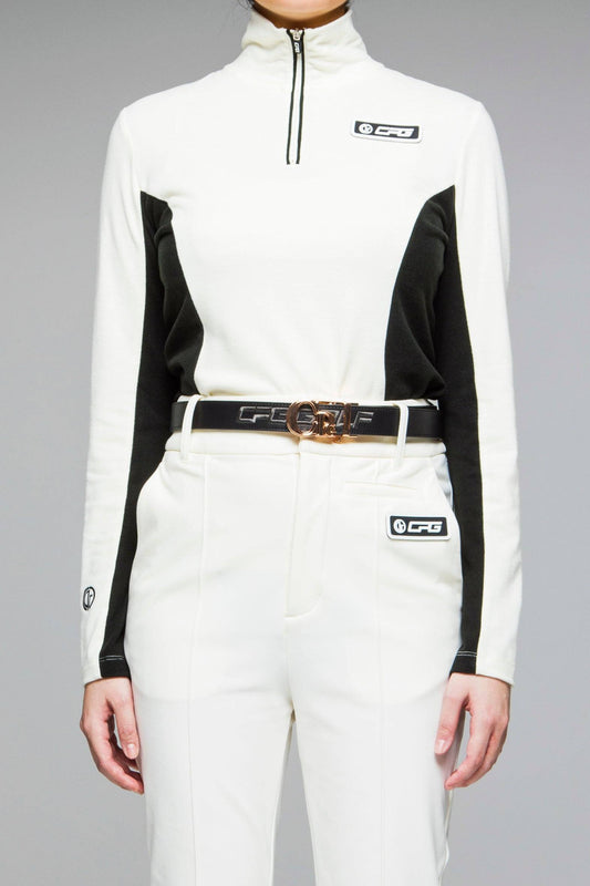 High Neck Bicolor Mock Neck（ハイネックバイカラーモックネック）