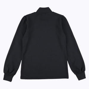 バルーンスリーブモックネック