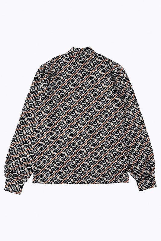 バルーンスリーブモックネック