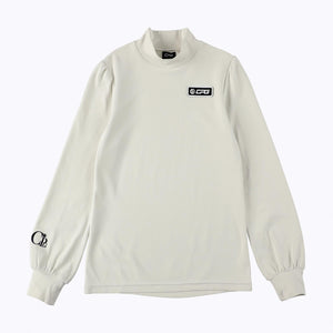 バルーンスリーブモックネック