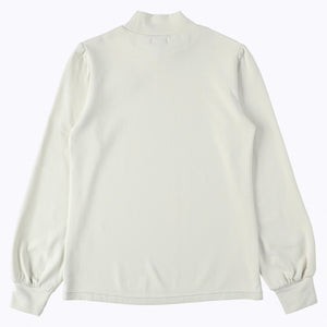 バルーンスリーブモックネック