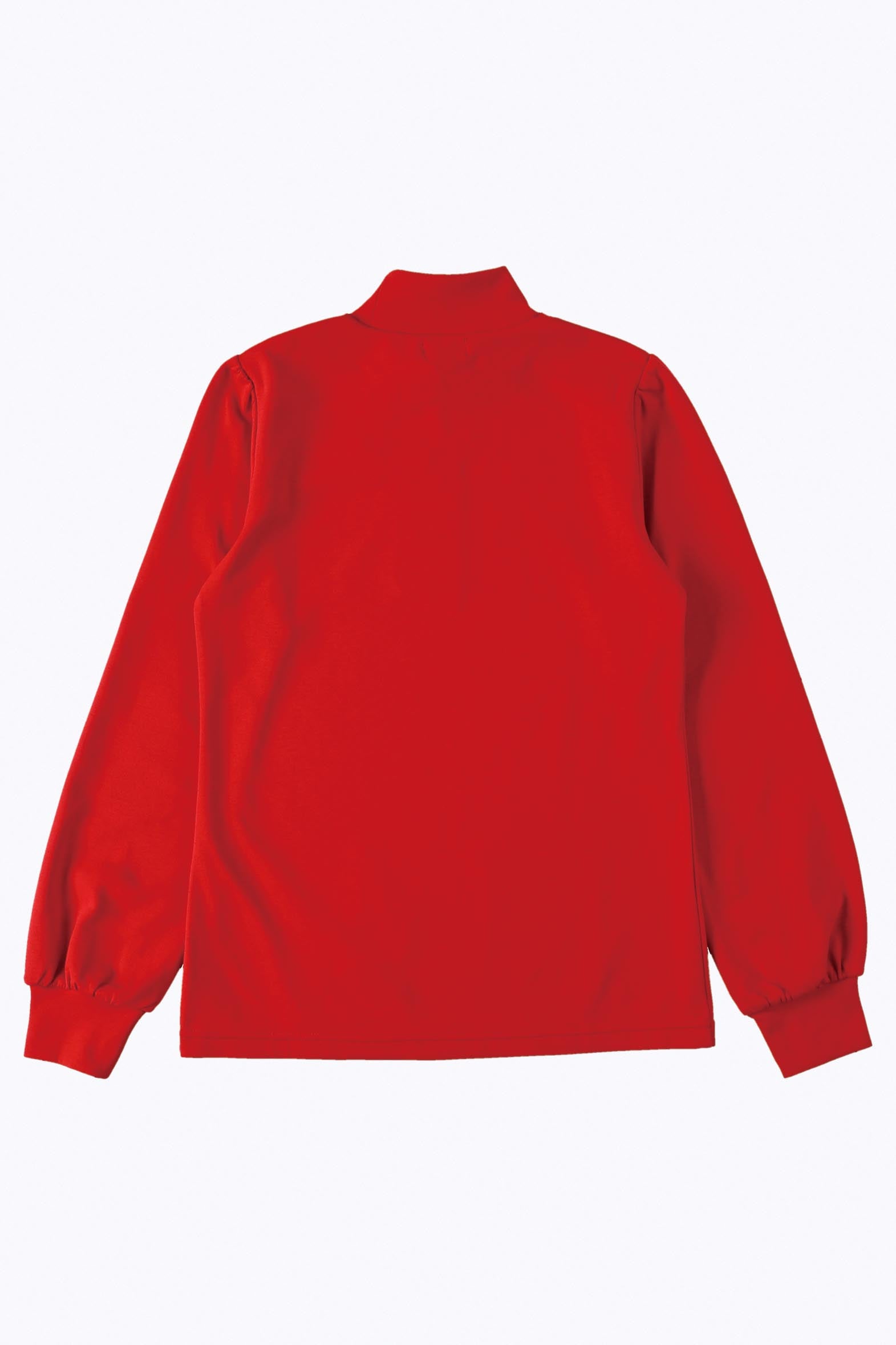 バルーンスリーブモックネック