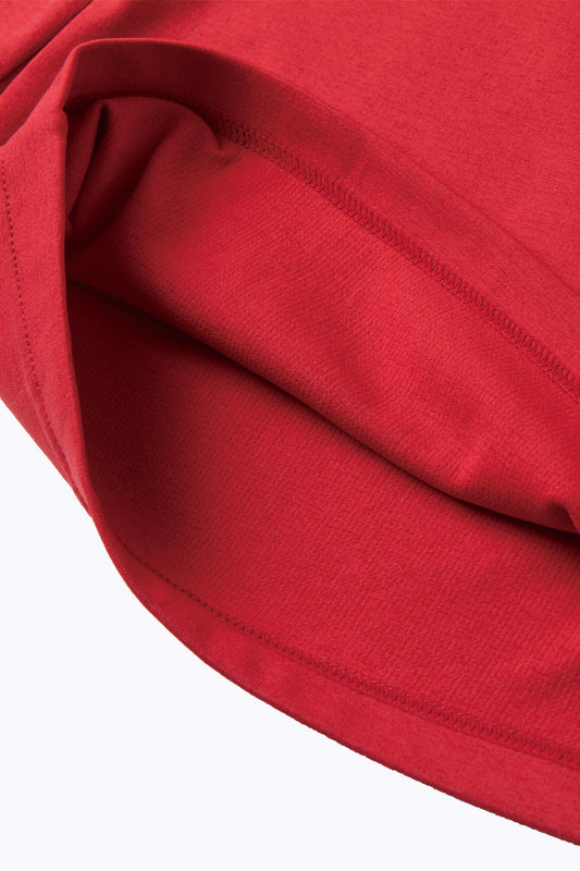 バルーンスリーブモックネック