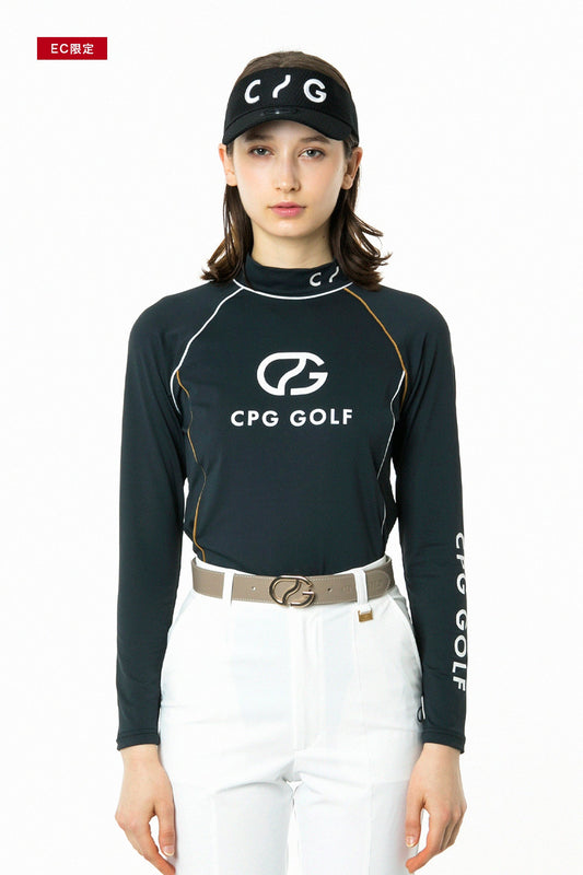 パイピングモックネックロングスリーブ CPGゴルフ 長袖 ロンT レディース ゴルフウェア
